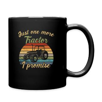 Juste un tracteur de plus - Je vous le promets / Traktor - Mug uni - noir - Droite