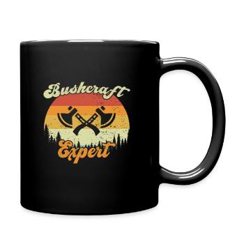 Bushcraft Expert / Bushcraft - Full Colour Mug - black - Right