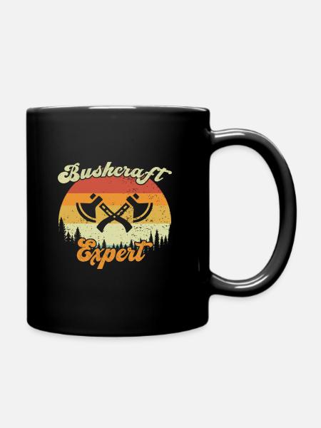 Bushcraft Expert / Bushcraft - Tasse einfarbig - Schwarz
