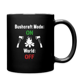 Bushcraft Fashion / Bushcraft - Full Colour Mug - black - Right