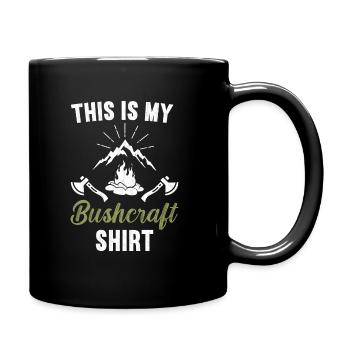 This is my Bushcraft Outfit / Bushcraft - Full Colour Mug - black - Right