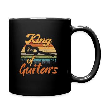 Roi des Guitares / Guitare - Mug uni - noir - Droite