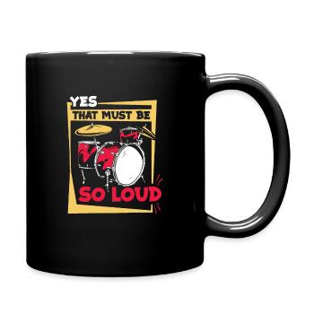 Batterie Batteur Tambour Tambour - Mug uni - noir - Droite