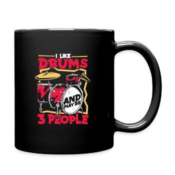 Batterie Batteur Tambour Tambour - Mug uni - noir - Droite