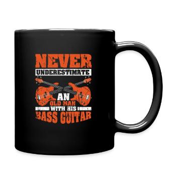 Guitare Basse Basse Instrument - Mug uni - noir - Droite