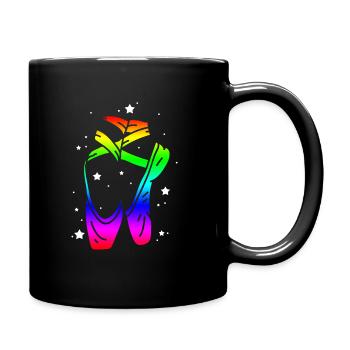 Ballerina Ballet Shoes - Tasse einfarbig - Schwarz - Rechts
