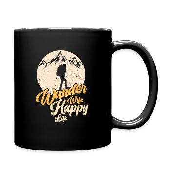 Randonnée Randonneurs Montagnes Alpinisme Randonnée Fille - Mug uni - noir - Droite