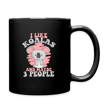 Koala Koalas Koala Bear Animal - Full Colour Mug - black - Right