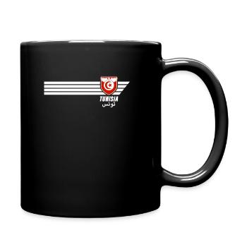 Tunisia Les Aigles Tunisia Football Fan Jersey - Full Colour Mug - black - Right