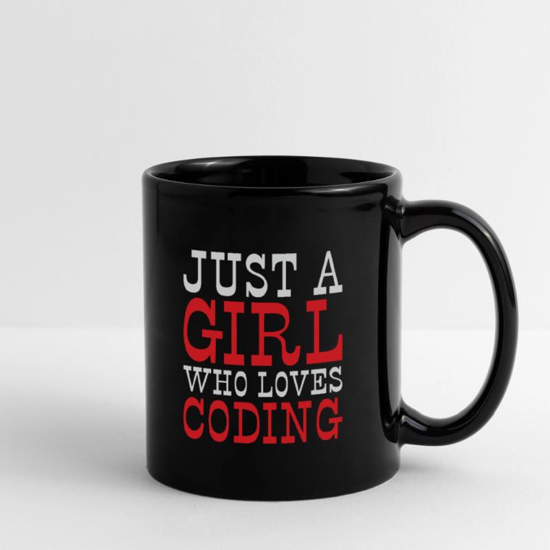 Juste une fille qui aime Coding Programmer Mug uni