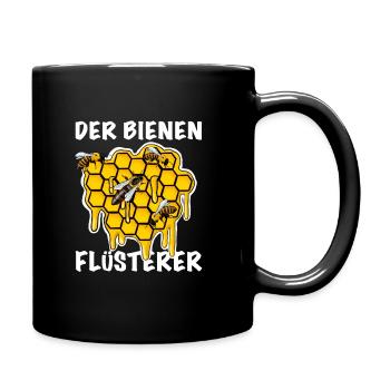 Imker der Bienen Flüsterer - Tasse einfarbig - Schwarz - Rechts
