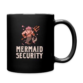 Sea Maid Security - Tasse einfarbig - Schwarz - Rechts