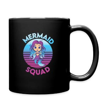 Sea Maid Squad - Tasse einfarbig - Schwarz - Rechts