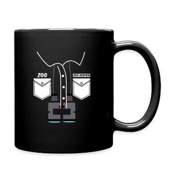 Zookeeper Outfit Costume - Tasse einfarbig - Schwarz - Rechts