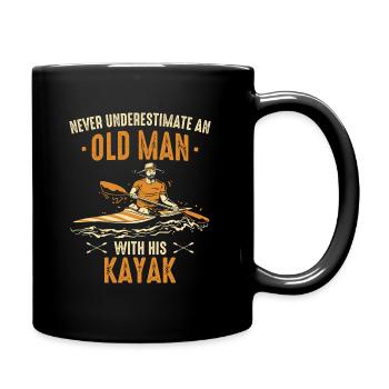 Kajak Kayak Kayaking - Mug uni - noir - Droite