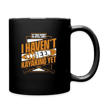 Kajak Kayak Kayaking - Full Colour Mug - black - Right