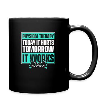 Assistante thérapeute en physiothérapie - Mug uni - noir - Droite