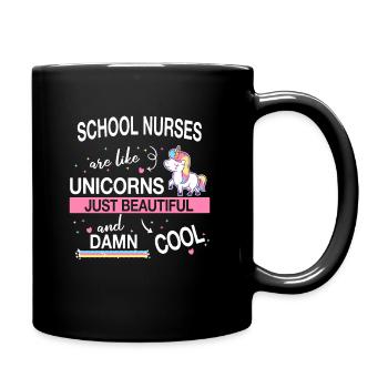 School Nurse Health Care School Patients - Full Colour Mug - black - Right