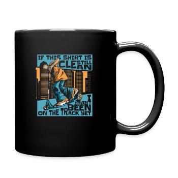 Stunt Scooter Scooter Skater Skating - Tasse einfarbig - Schwarz - Rechts
