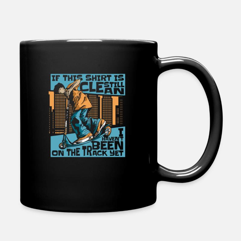 Stunt Scooter Scooter Skater Skating - Tasse einfarbig - Schwarz