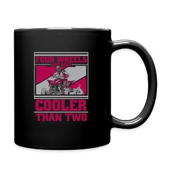 Quad Quads Quatre Roues Motorsport - Mug uni - noir - Droite