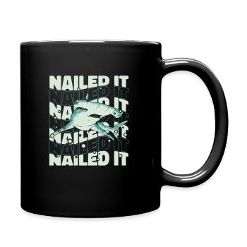 Hammerhead Shark Fish Animal Sharks - Full Colour Mug - black - Right