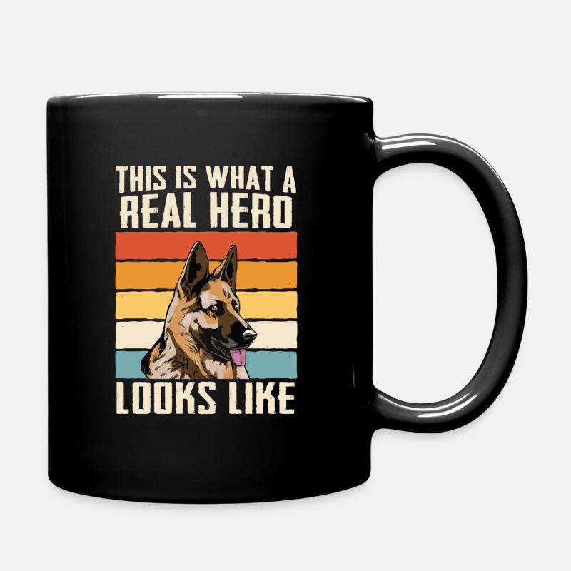 Chien Malinois - Mug uni - noir