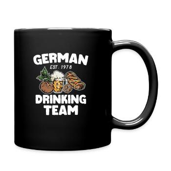 German Drinking Team - Tasse einfarbig - Schwarz - Rechts