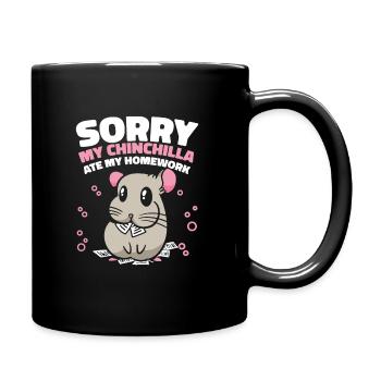 Chinchilla Chinchilla's Mouse - Full Colour Mug - black - Right
