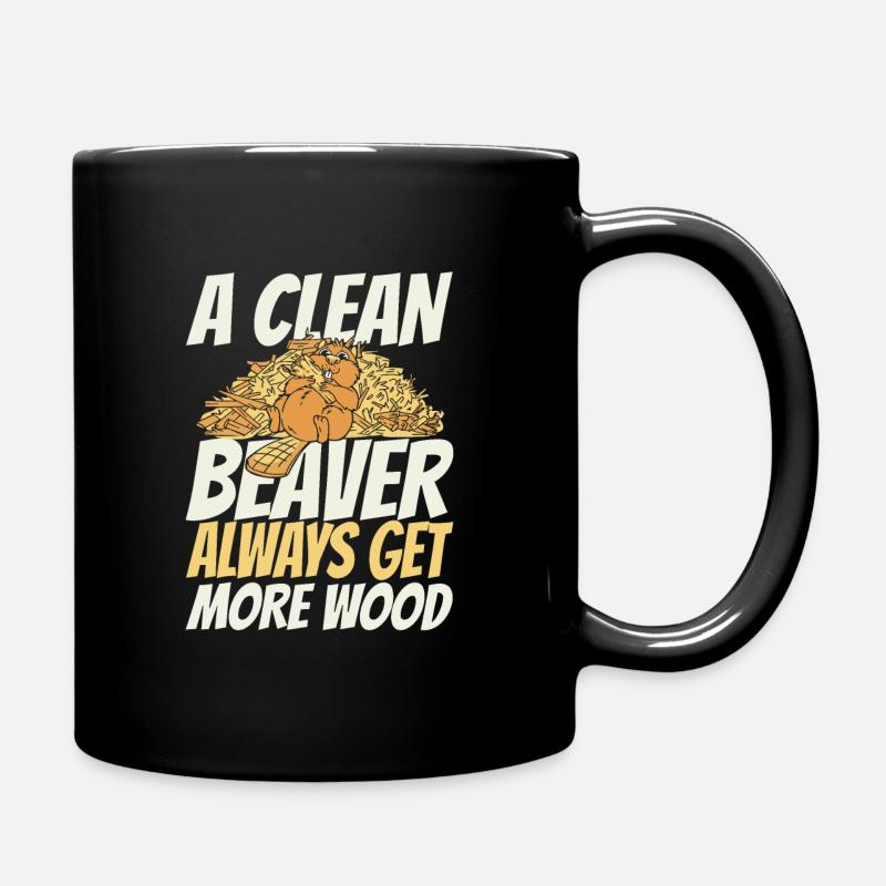 Animal castor - Mug uni - noir