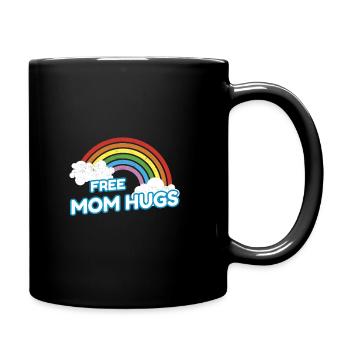 Maman gratuite Hugs Rainbow - Mug uni - noir - Droite