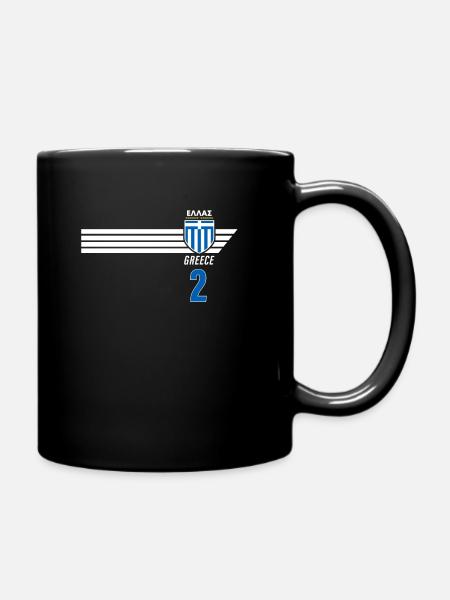 Grèce Hellas Grèce Football grec - Mug uni - noir