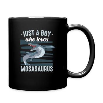 Mosasaurus Dinosaure Reptile Jurassique - Mug uni - noir - Droite