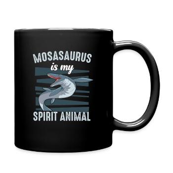 Mosasaurus Dinosaure Reptile Jurassique - Mug uni - noir - Droite
