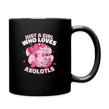 Poisson Axolotl - Mug uni - noir - Droite