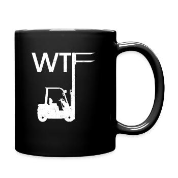 Forklift Warehousing Logistician Forklift Driver - Full Colour Mug - black - Right