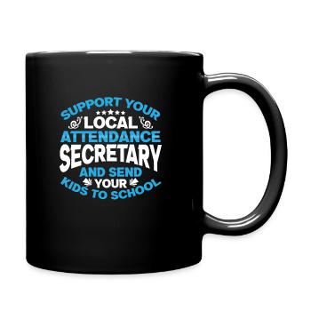Send Your Kids To School - Tasse einfarbig - Schwarz - Rechts