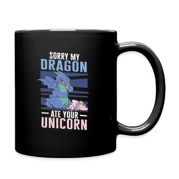 Dragon Mystical Dragon Fantasy - Full Colour Mug - black - Right