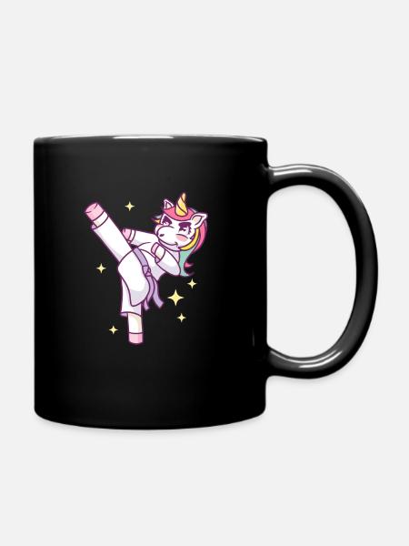 Karaté Karaté Combattant Arts Martiaux - Mug uni - noir