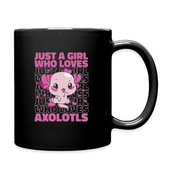 Poisson Axolotl - Mug uni - noir - Droite