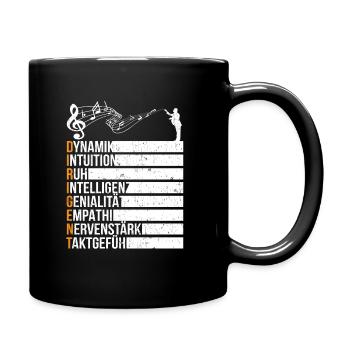 Choirmaster Orchestra Conductor Music Key Music - Full Colour Mug - black - Right