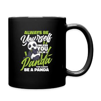 Panda Bear Panda Animal Pandas - Mug uni - noir - Droite