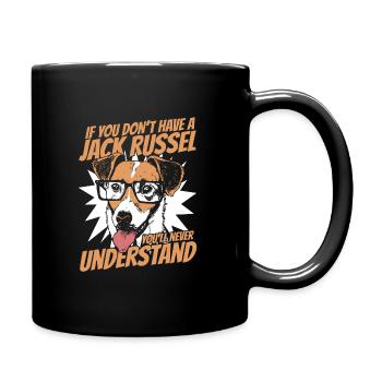 Jack Russell Terrier Dog Dog Owner - Full Colour Mug - black - Right