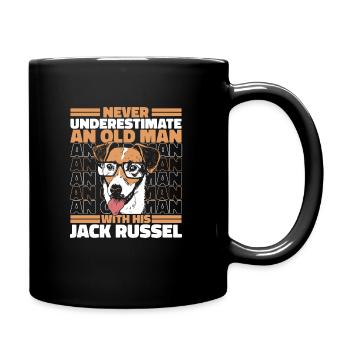 Jack Russell Terrier Dog Dog Owner - Full Colour Mug - black - Right