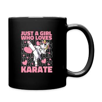 Karaté Karaté Combattant Arts Martiaux - Mug uni - noir - Droite