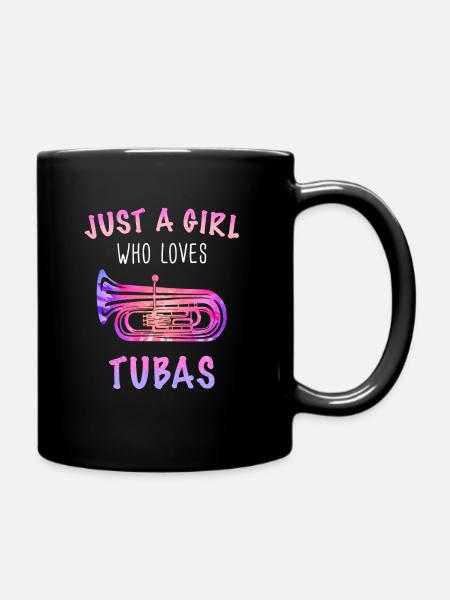 Tuba Tubist - Tasse einfarbig - Schwarz