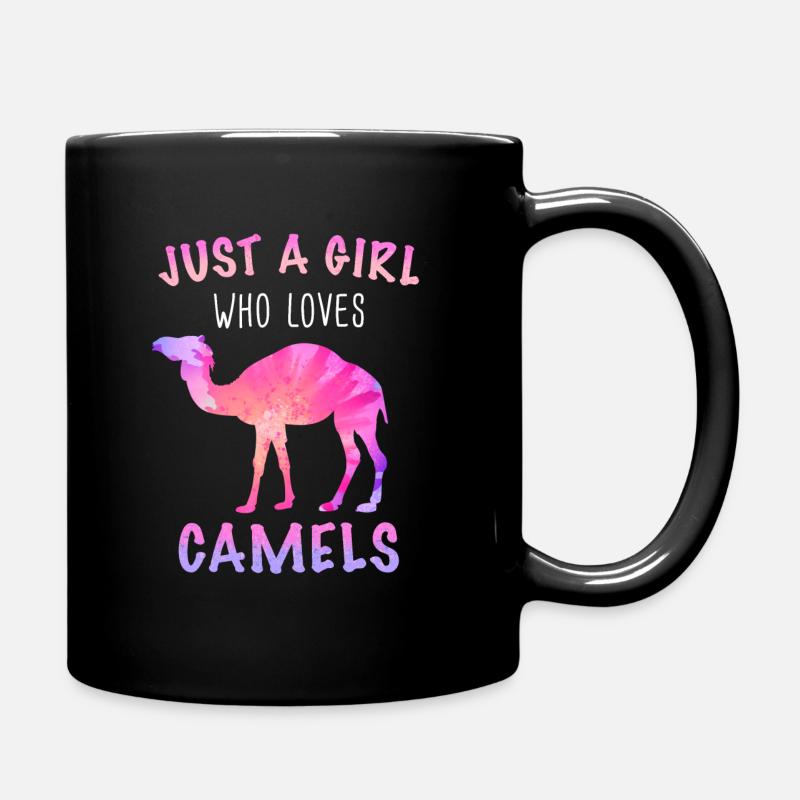 Kamel Wüste Kamele Ägypten - Tasse einfarbig - Schwarz