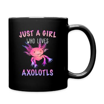 Poisson axolotl - Mug uni - noir - Droite
