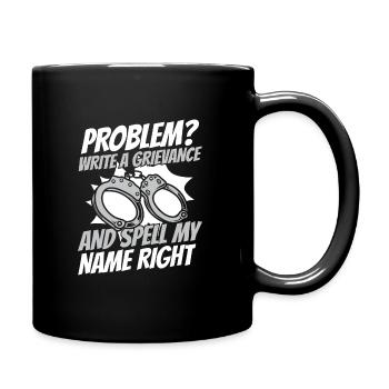 Correctional Officer Guard Prison Prison - Full Colour Mug - black - Right