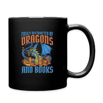 Dragon Mystical Dragon Fantasy - Full Colour Mug - black - Right